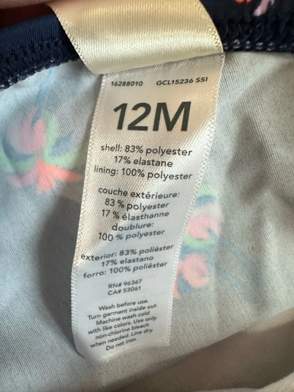 Girl’s 12 month Swimsuit
